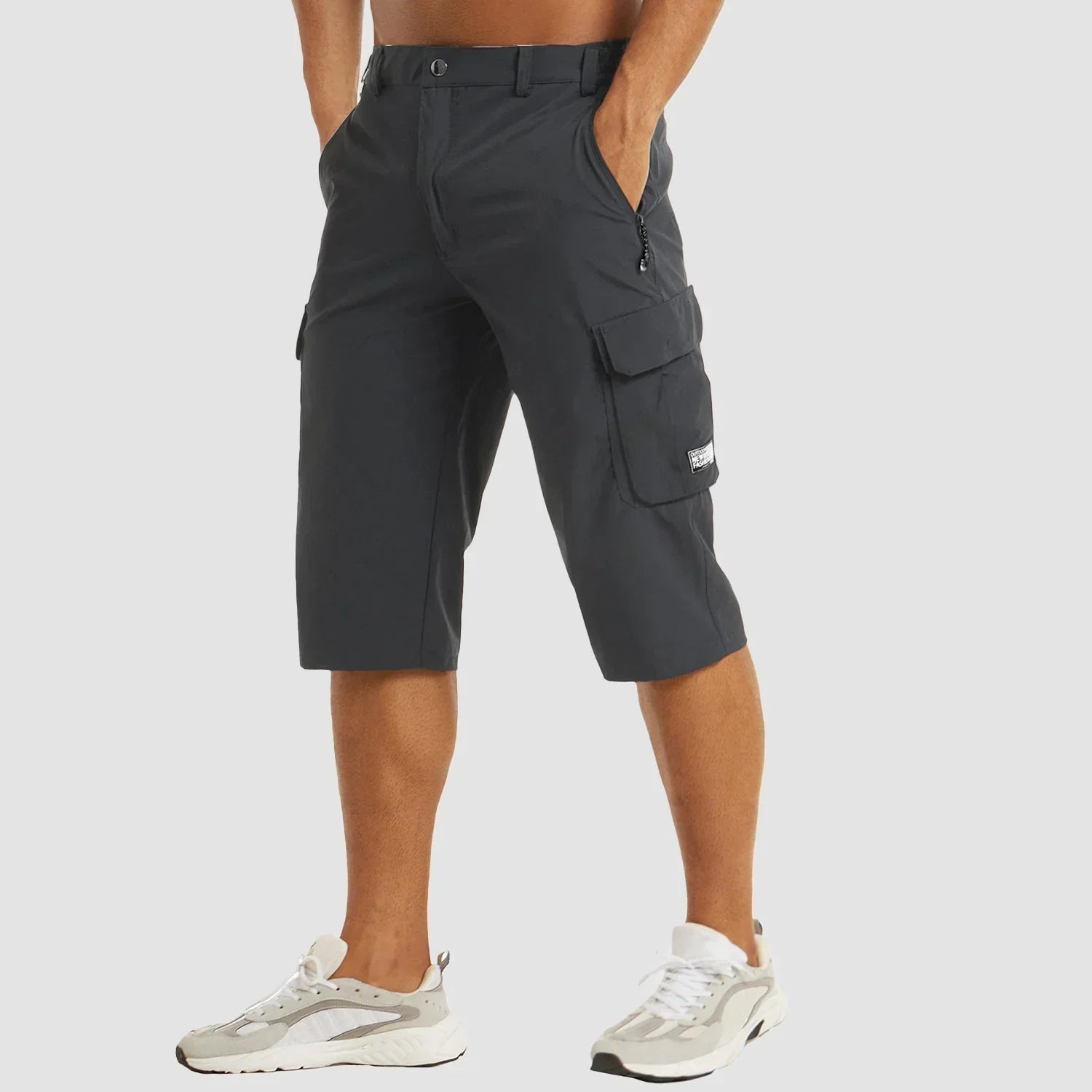 Sneldrogende Cargo Shorts Voor Actieve Mannen Met Meerdere Zakken