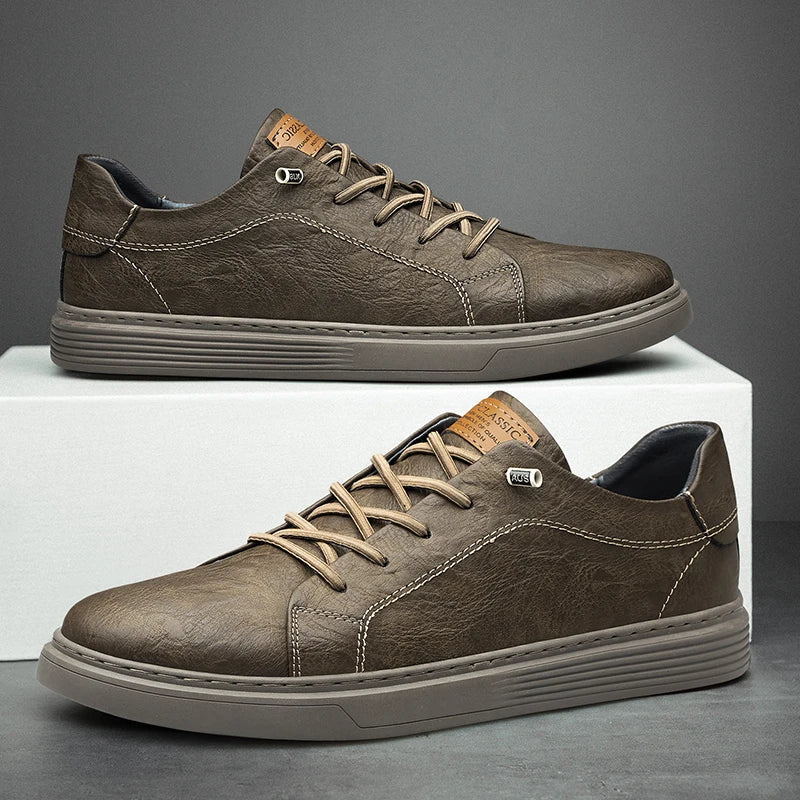 Oxfords Heren Regular Fit Ronde Hals Casual