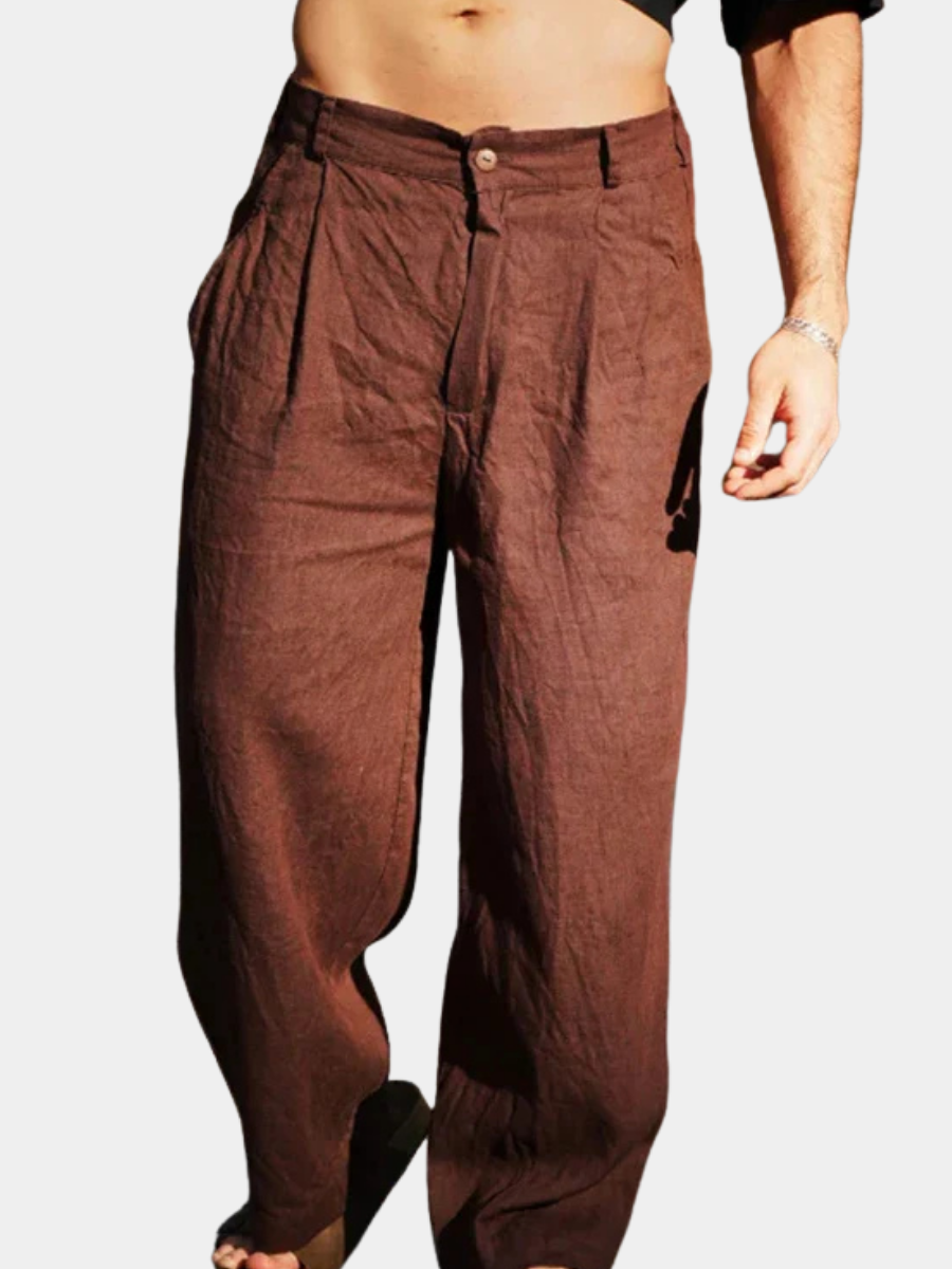 Xander | Heren Pantalon met Wijde Pijpen