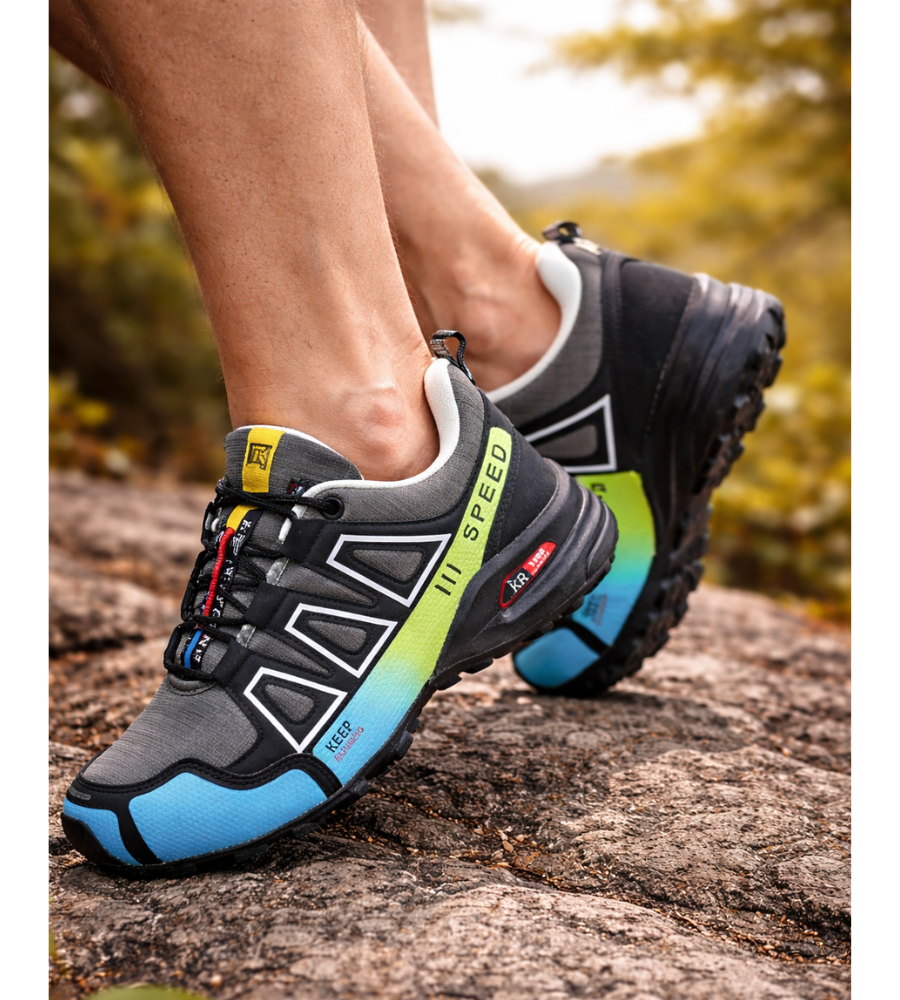 Wandelschoenen Heren Trail Outdoor Antislip Zool En Grip