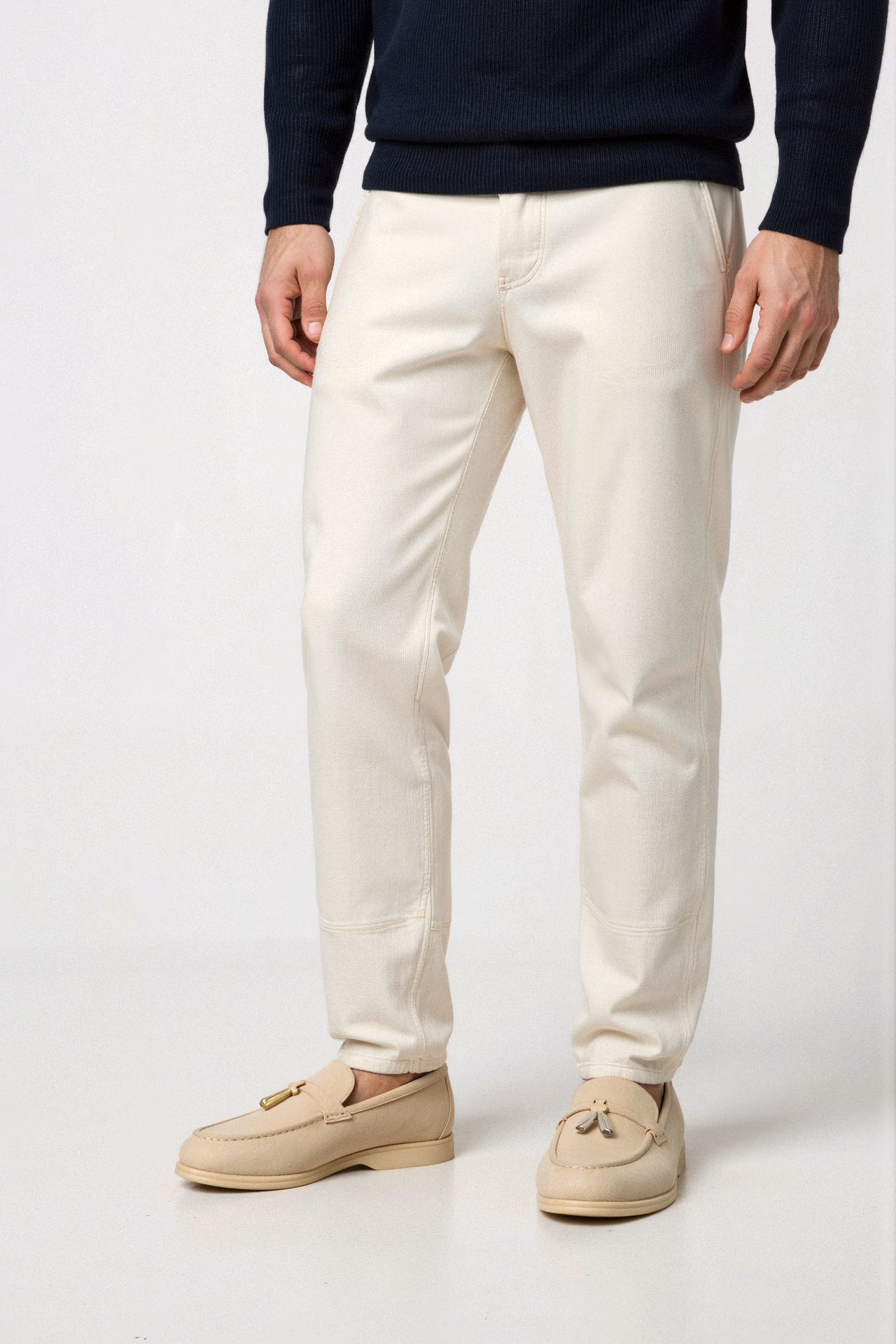 Heren Loafers Met Kwasten En Instapmodel