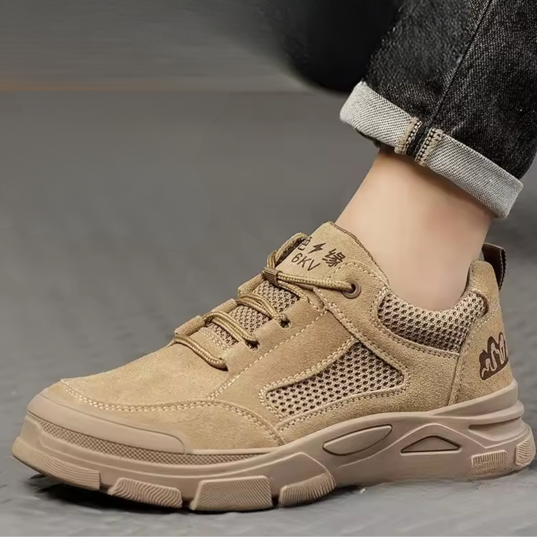 Comfortabele Antislip Werkschoenen met Stalen Neus Heren