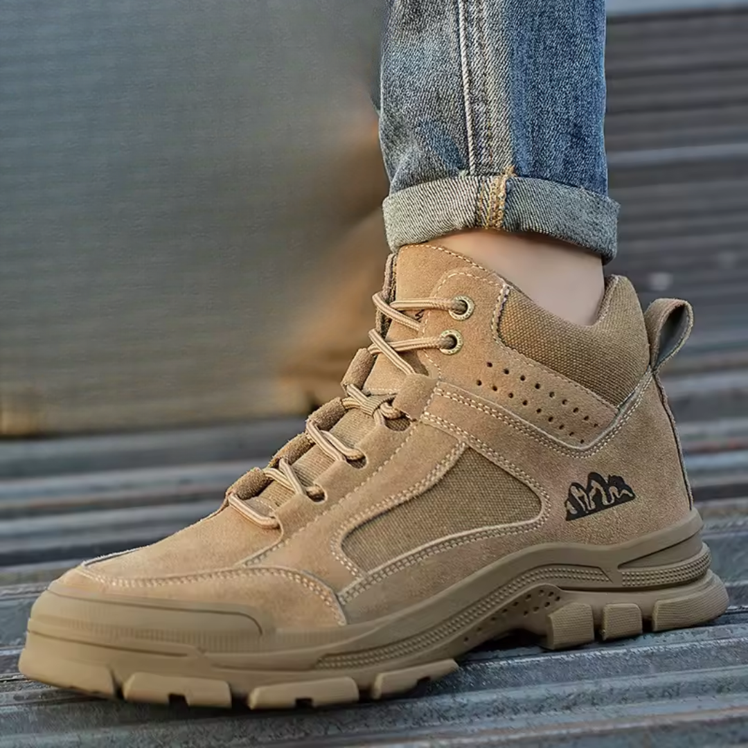 Comfortabele Antislip Werkschoenen met Stalen Neus Heren