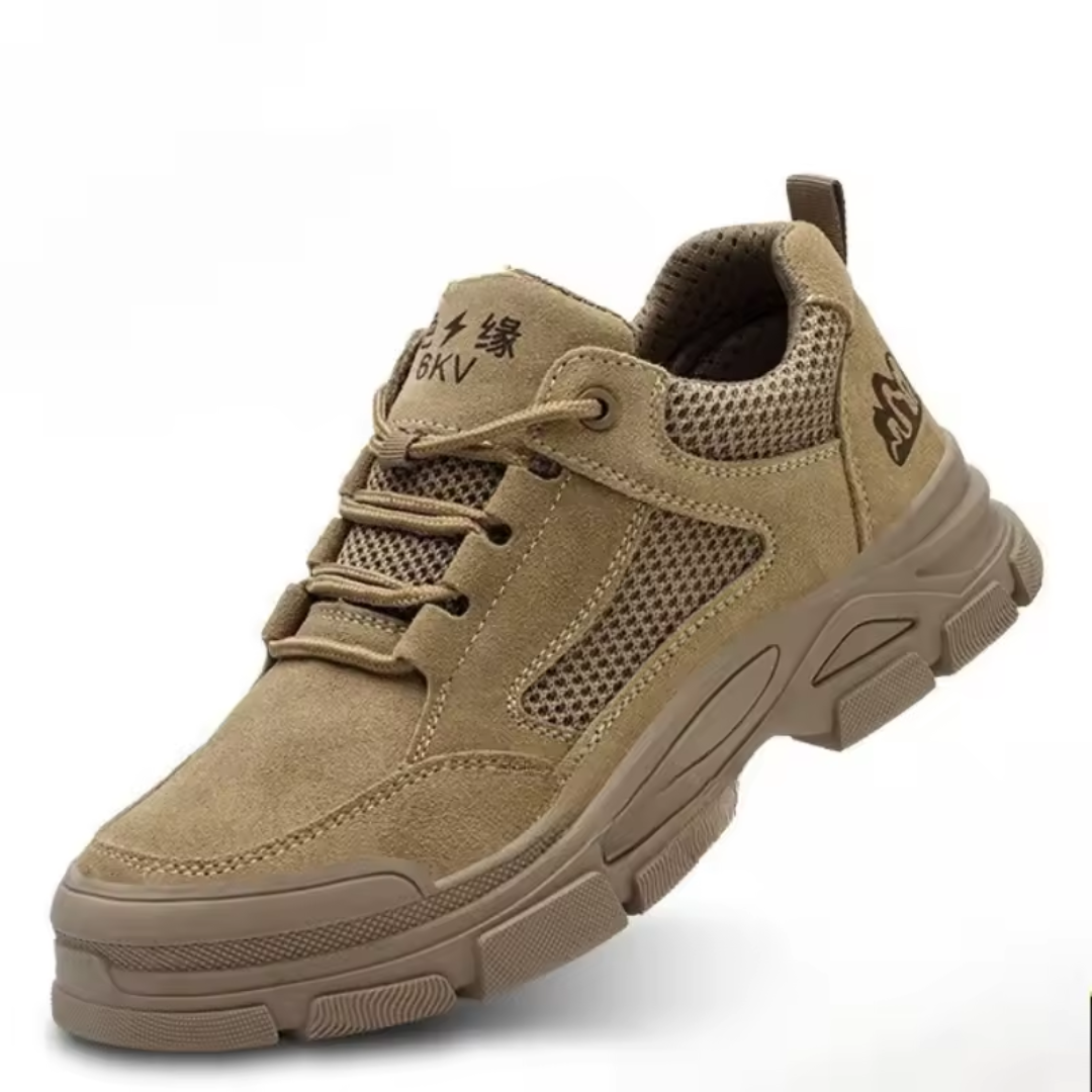 Comfortabele Antislip Werkschoenen met Stalen Neus Heren