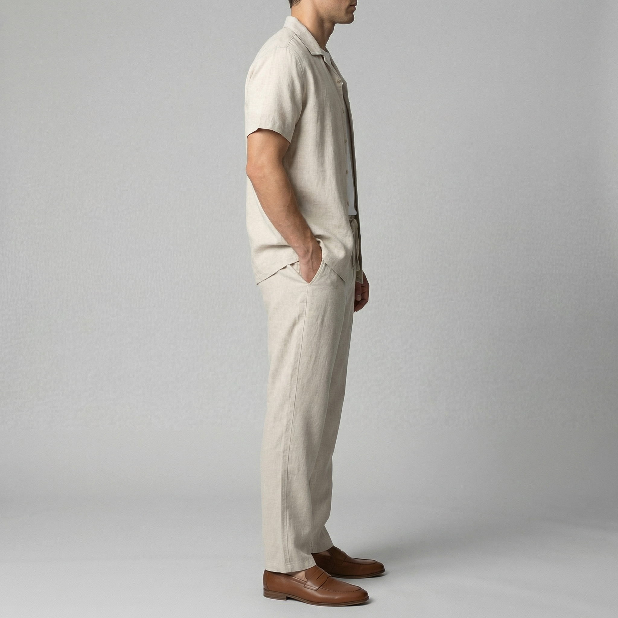 Broek Heren Slim Fit Zomer Casual