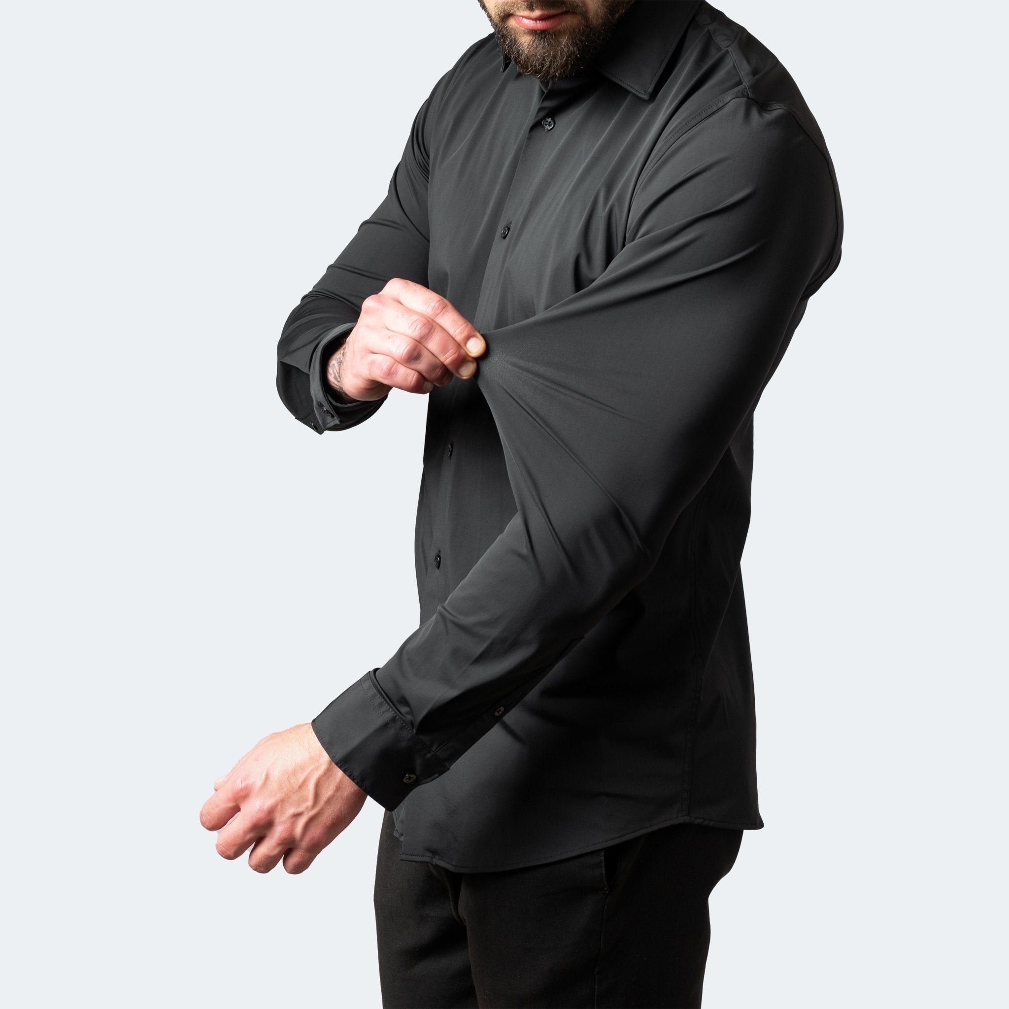 Heren Overhemd Wit - Extreme Stretch & Strijkvrij