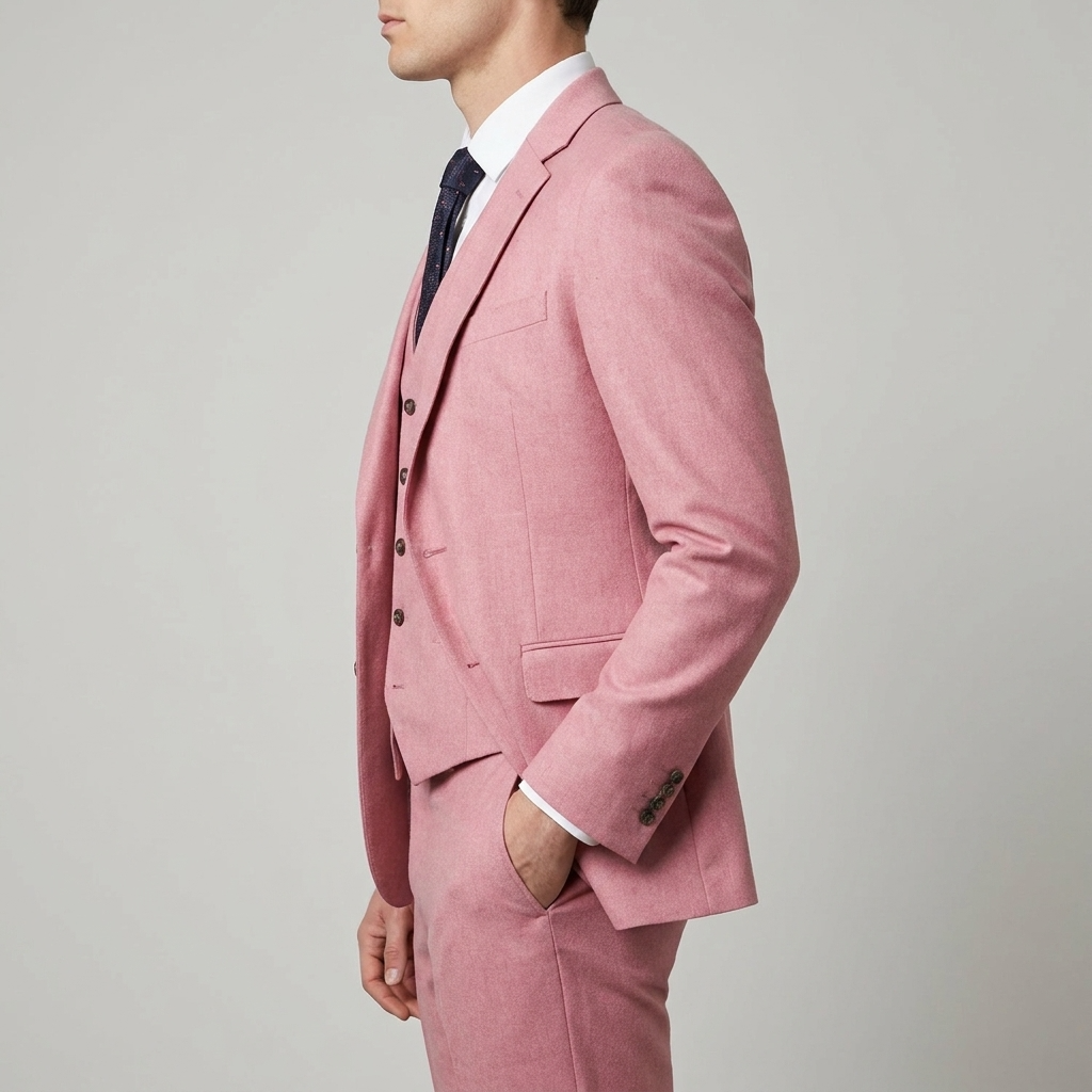 Luxe Heren Driedelig Pak met Blazer en Gilet en Pantalon
