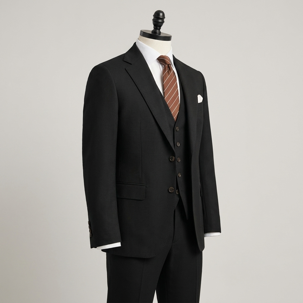 Luxe Heren Driedelig Pak met Blazer en Gilet en Pantalon