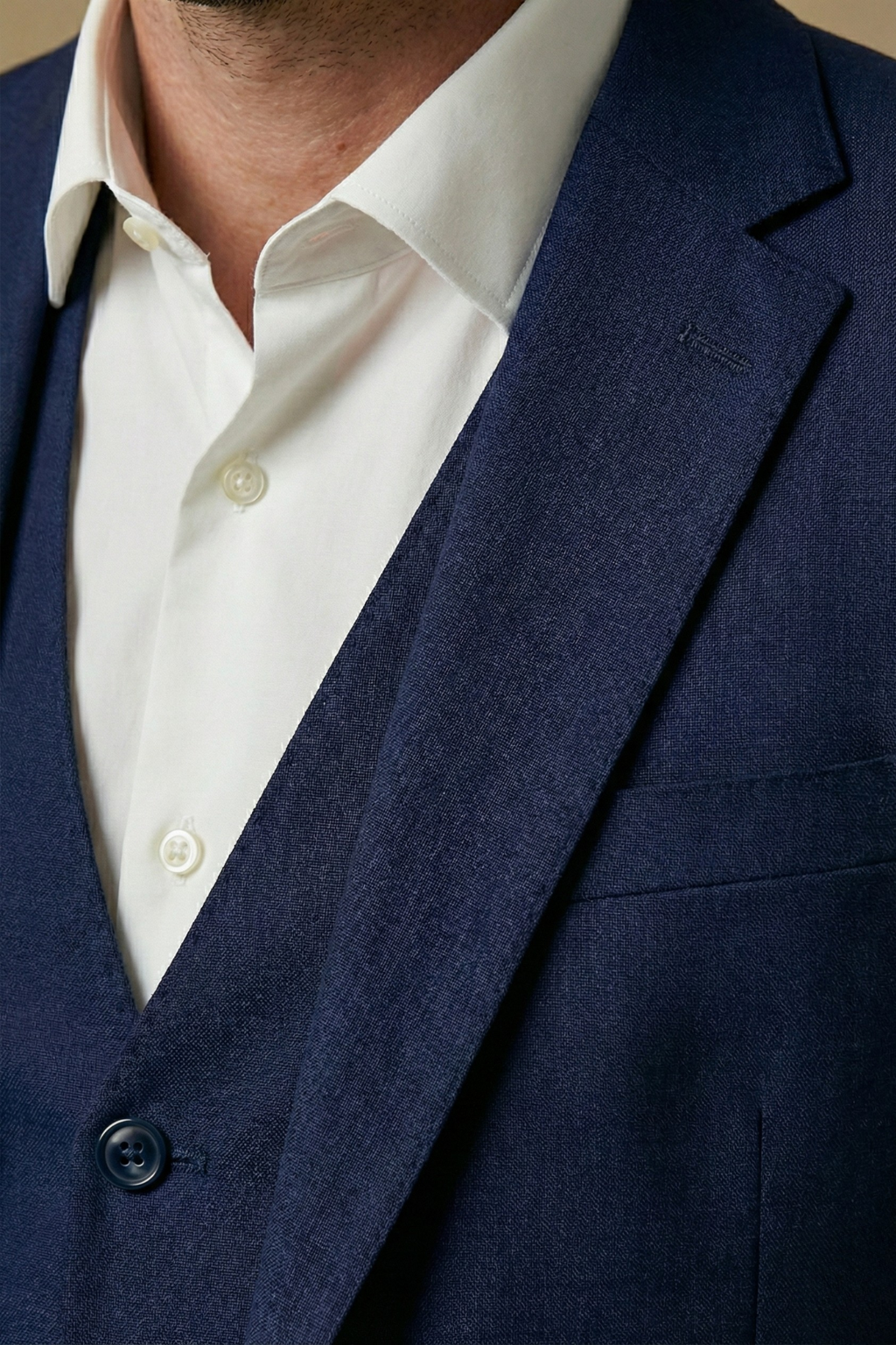 Driedelig Pak Heren Slim Fit Bruiloft Formeel