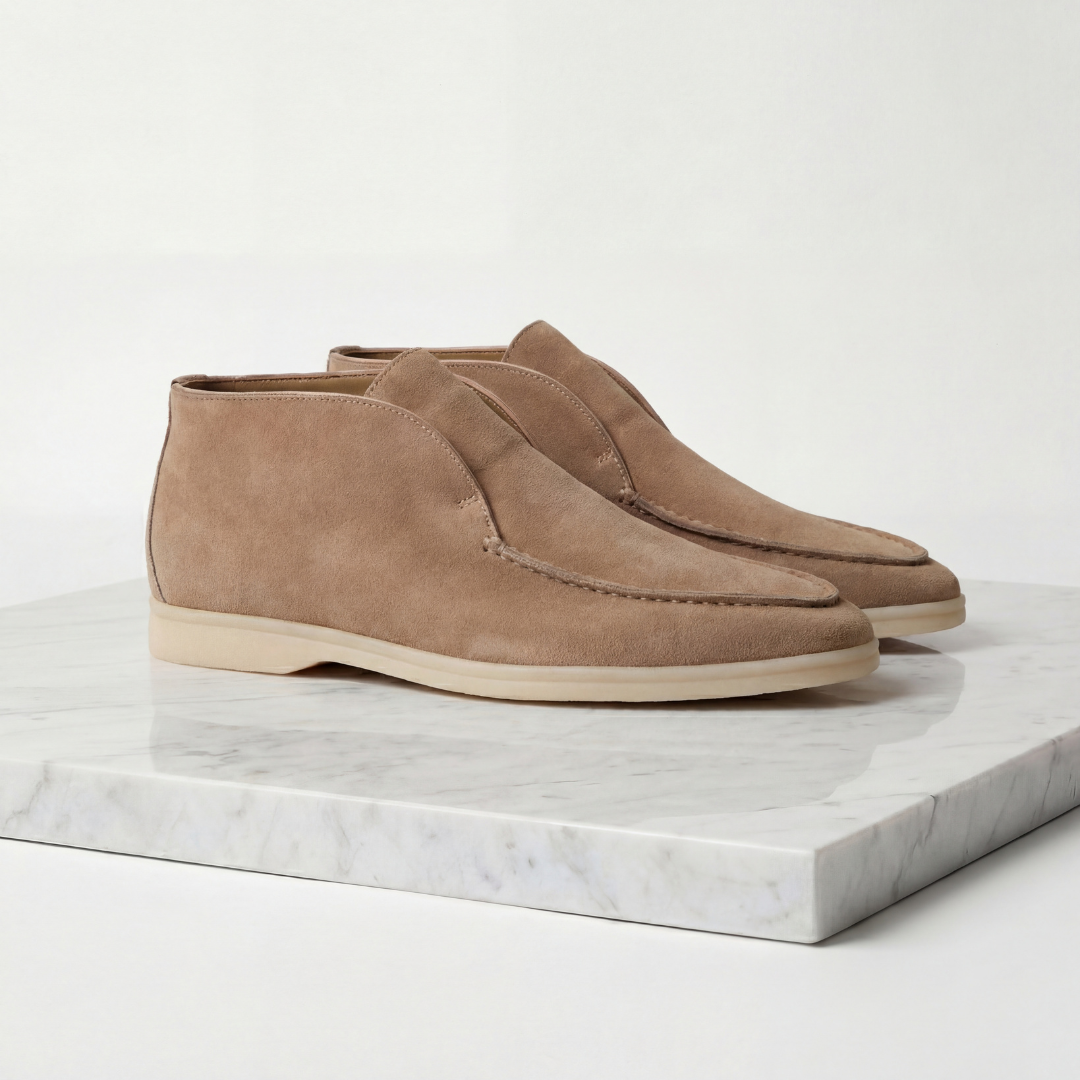 Heren Loafers Suede Hoog Formeel Casual