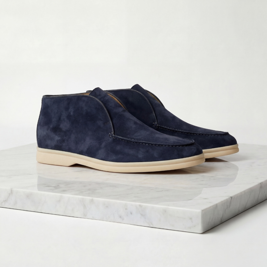 Heren Loafers Suede Hoog Formeel Casual
