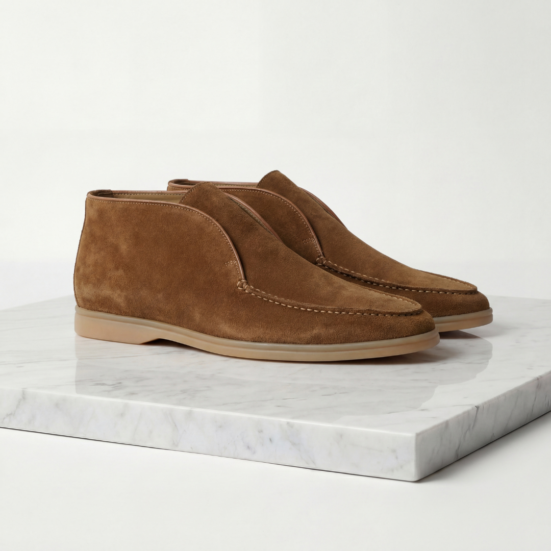 Heren Loafers Suede Hoog Formeel Casual
