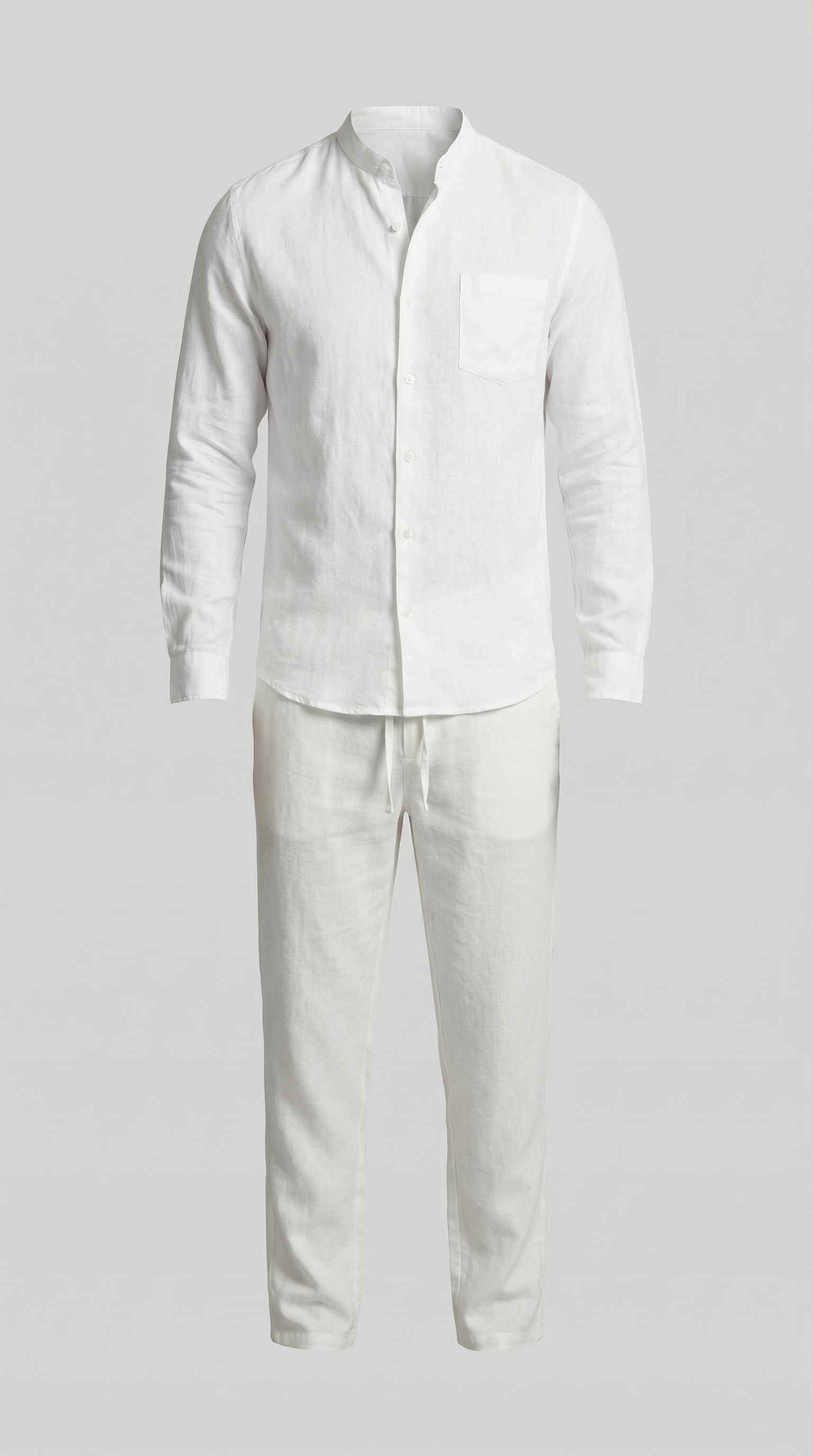 Herenset Shirt Pantalon Slim Fit Zomer