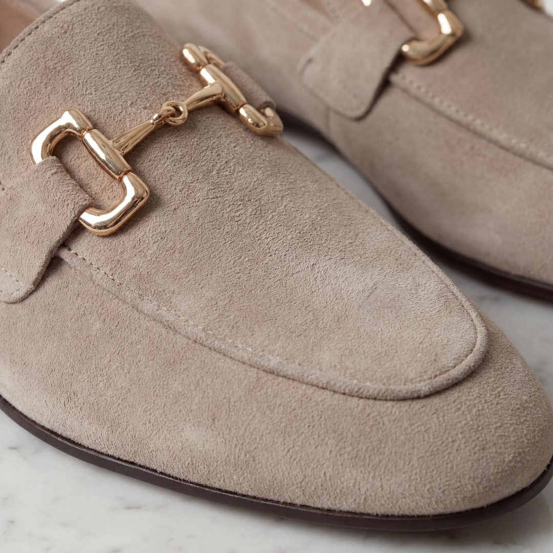 Loafers Heren Suede Horsebit Detail Casual Formeel
