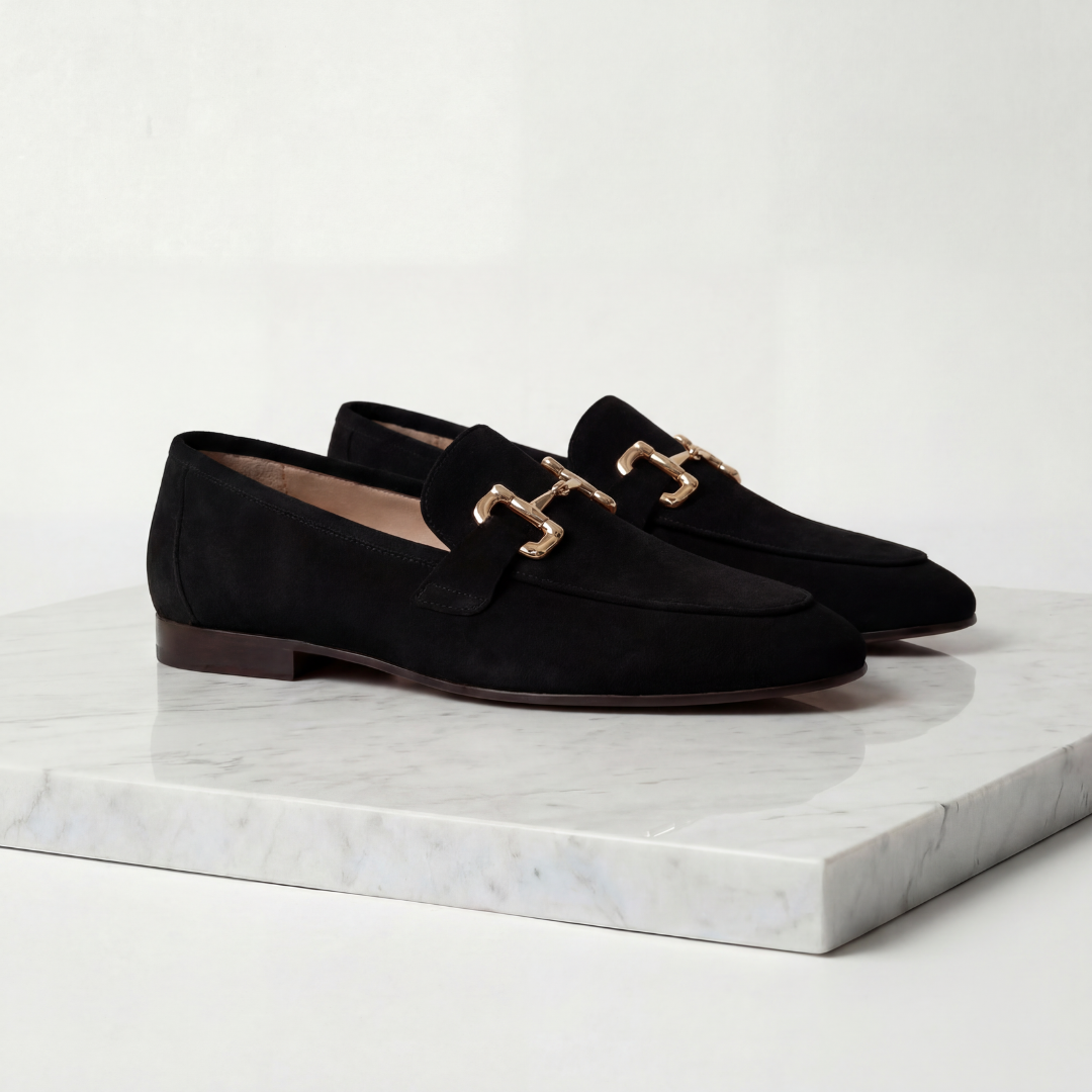 Loafers Heren Suede Horsebit Detail Casual Formeel