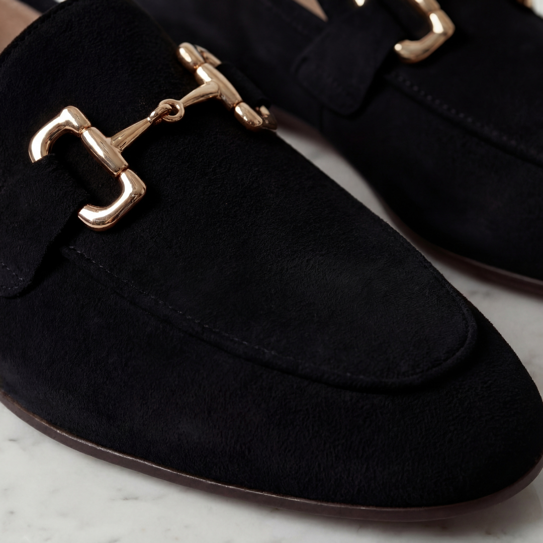 Loafers Heren Suede Horsebit Detail Casual Formeel