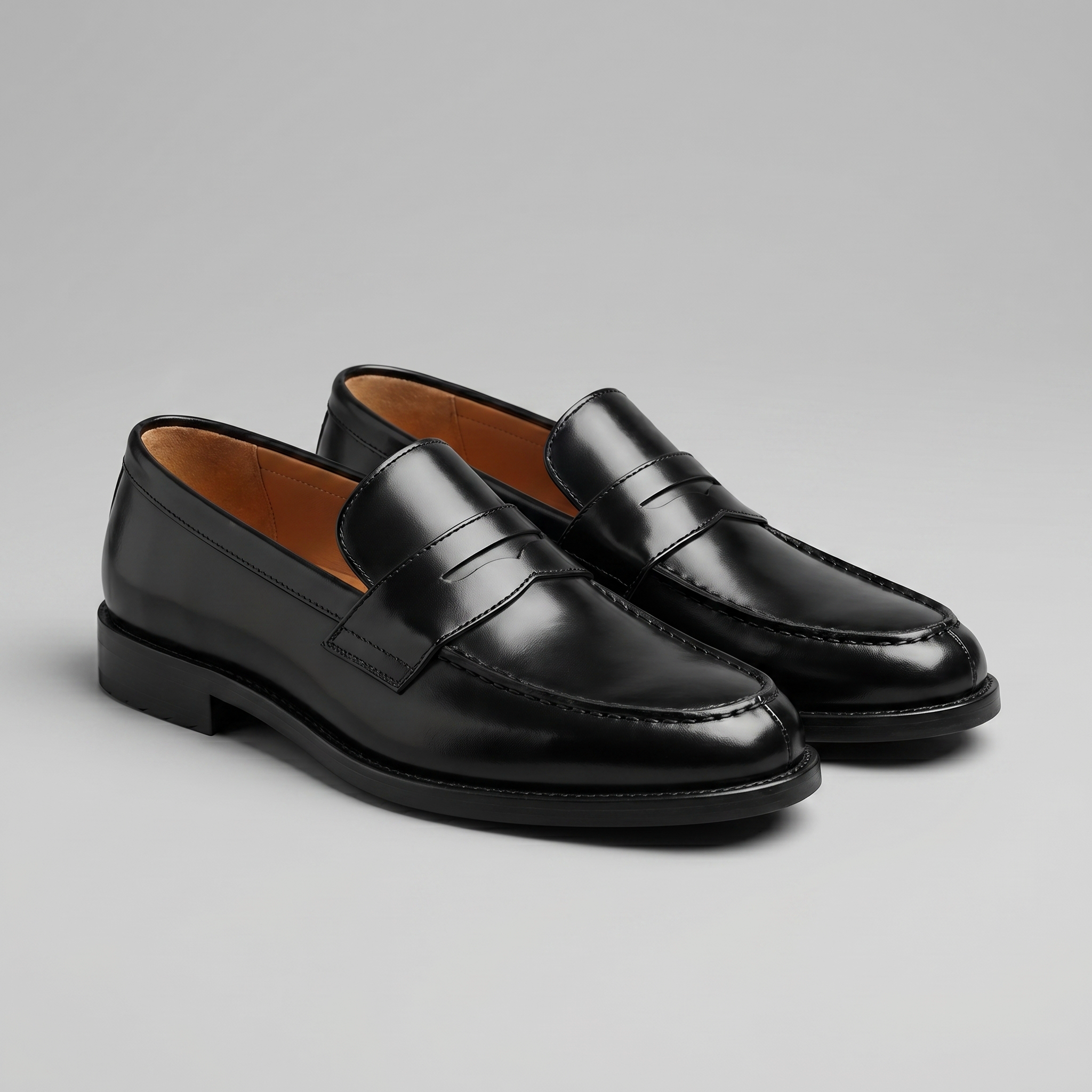 Penny Loafers Heren Leer Slip On Casual Schoenen