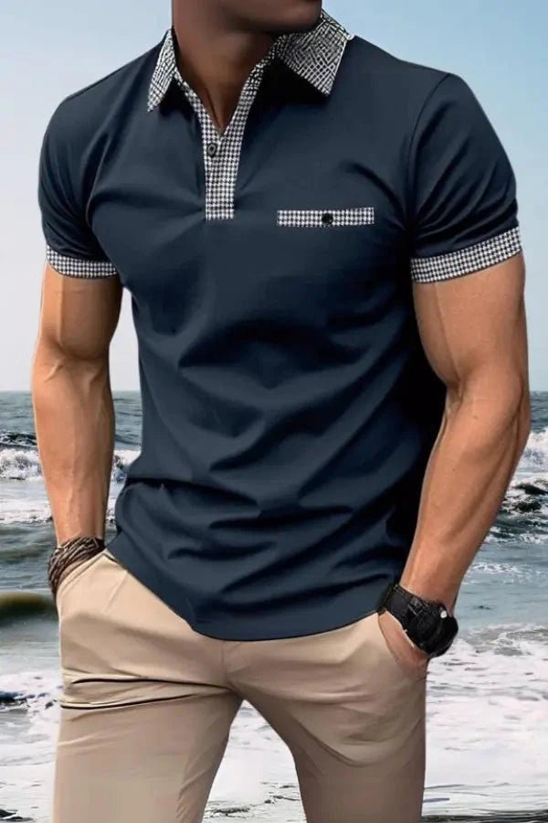 Poloshirt Heren Performance Moisture-Wicking Stretch