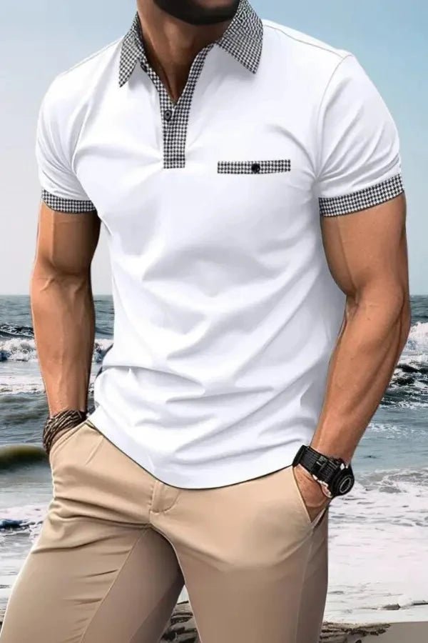 Poloshirt Heren Performance Moisture-Wicking Stretch