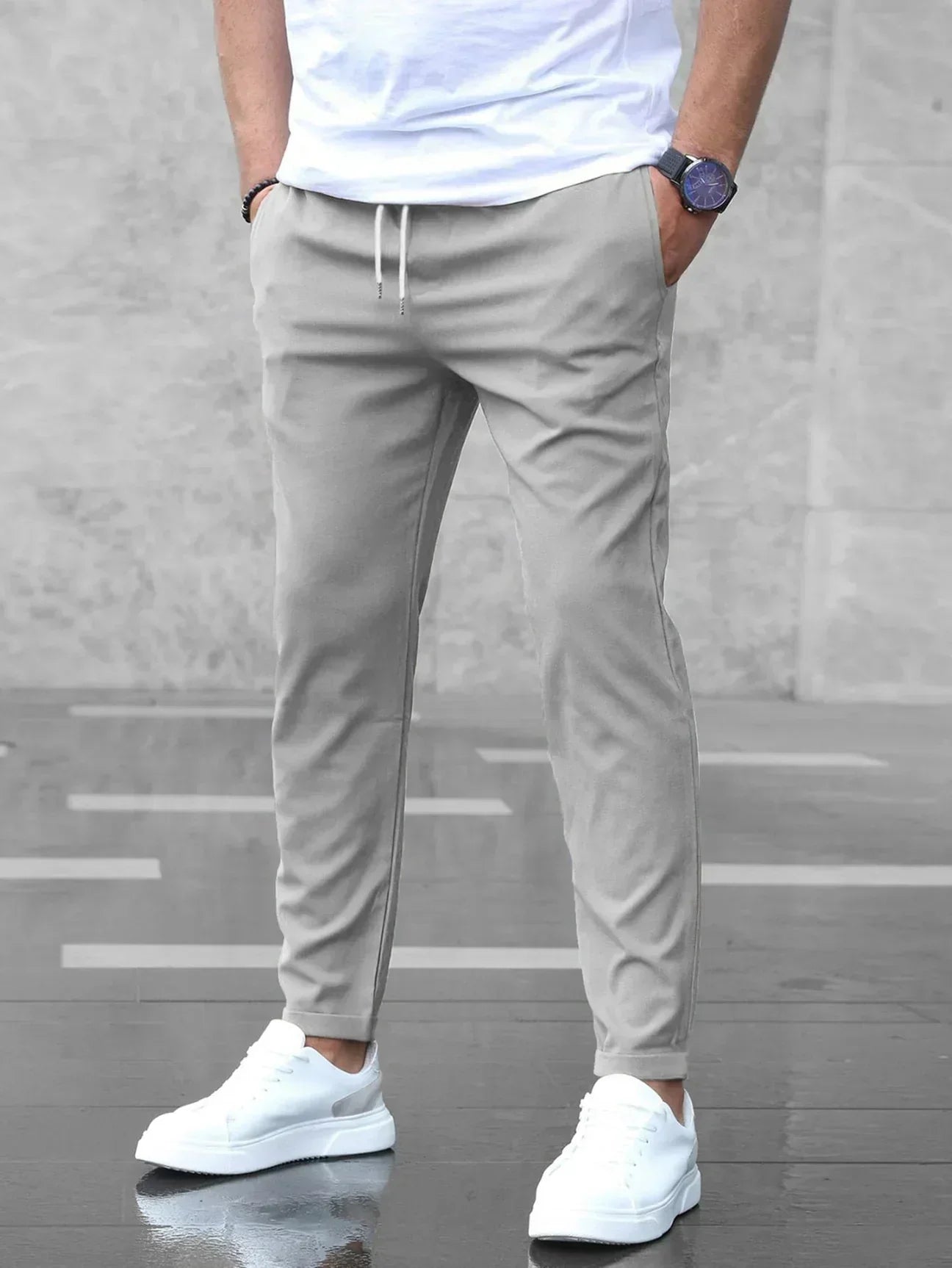 Stretch Comfort Broek Heren Regular Fit Casual