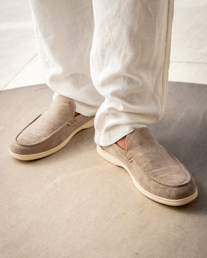 Suede Loafers Heren Casual Comfort Slip On