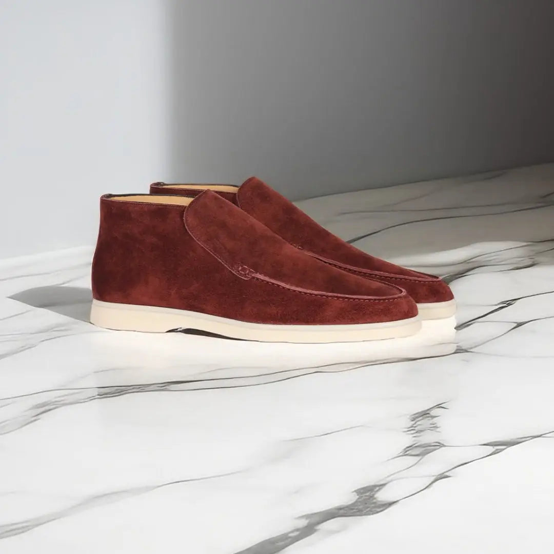 Comfortabele loafers Voor Heren Met Gestikt Bovenwerk