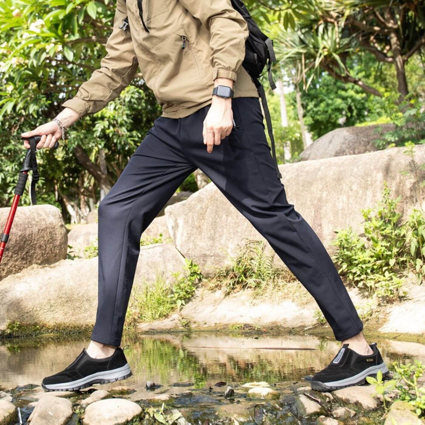 Wandelschoenen Heren Orthopedische Inlegzolen Ondersteuning