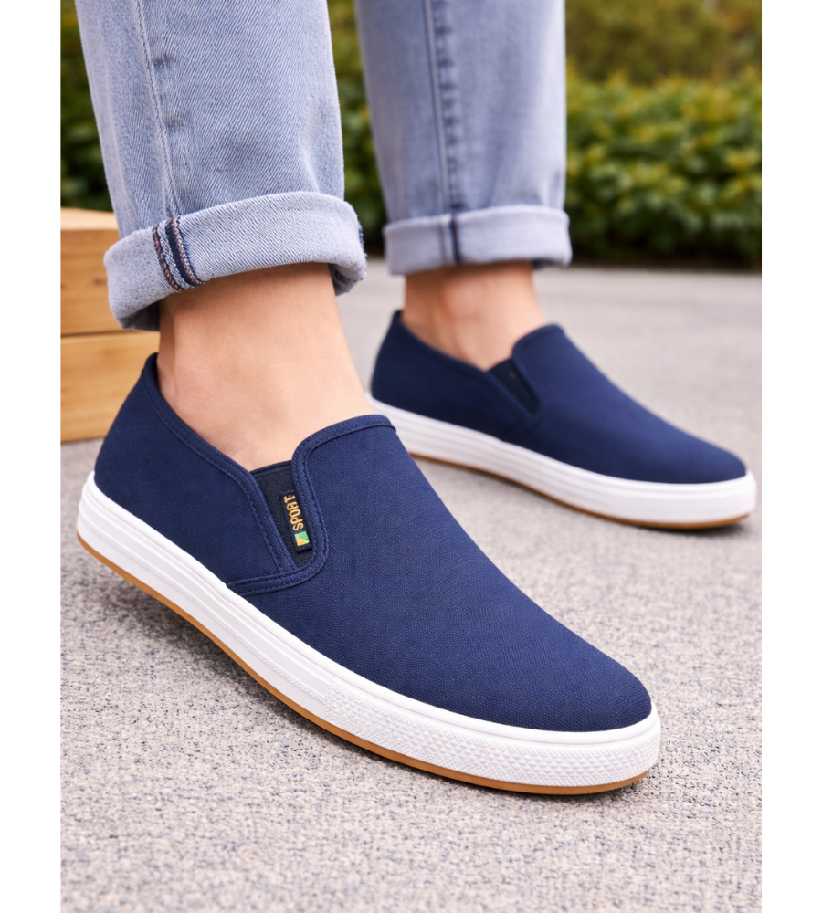 Heren Casual Slip-on Loafers Met Comfortzool