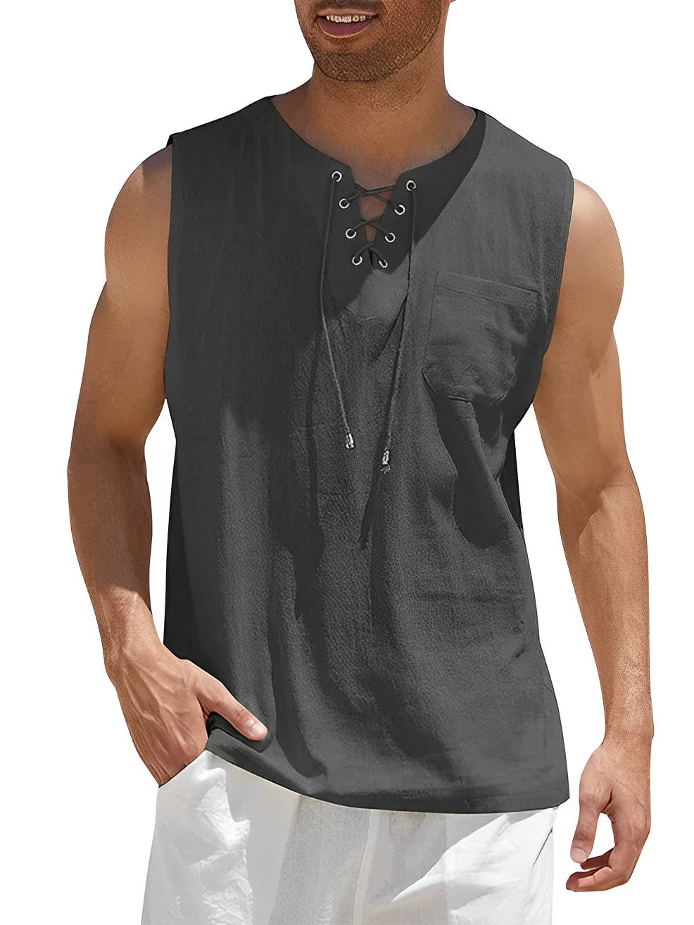 Zomerse Tanktop Voor Heren | Luchtig en Losvallend