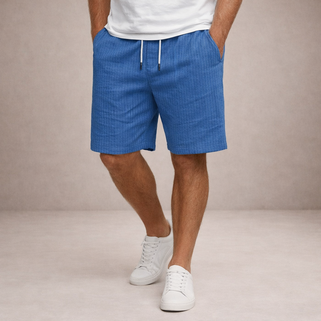 Korte Broek Heren Linnen Regular Fit Ademend Zomer Casual