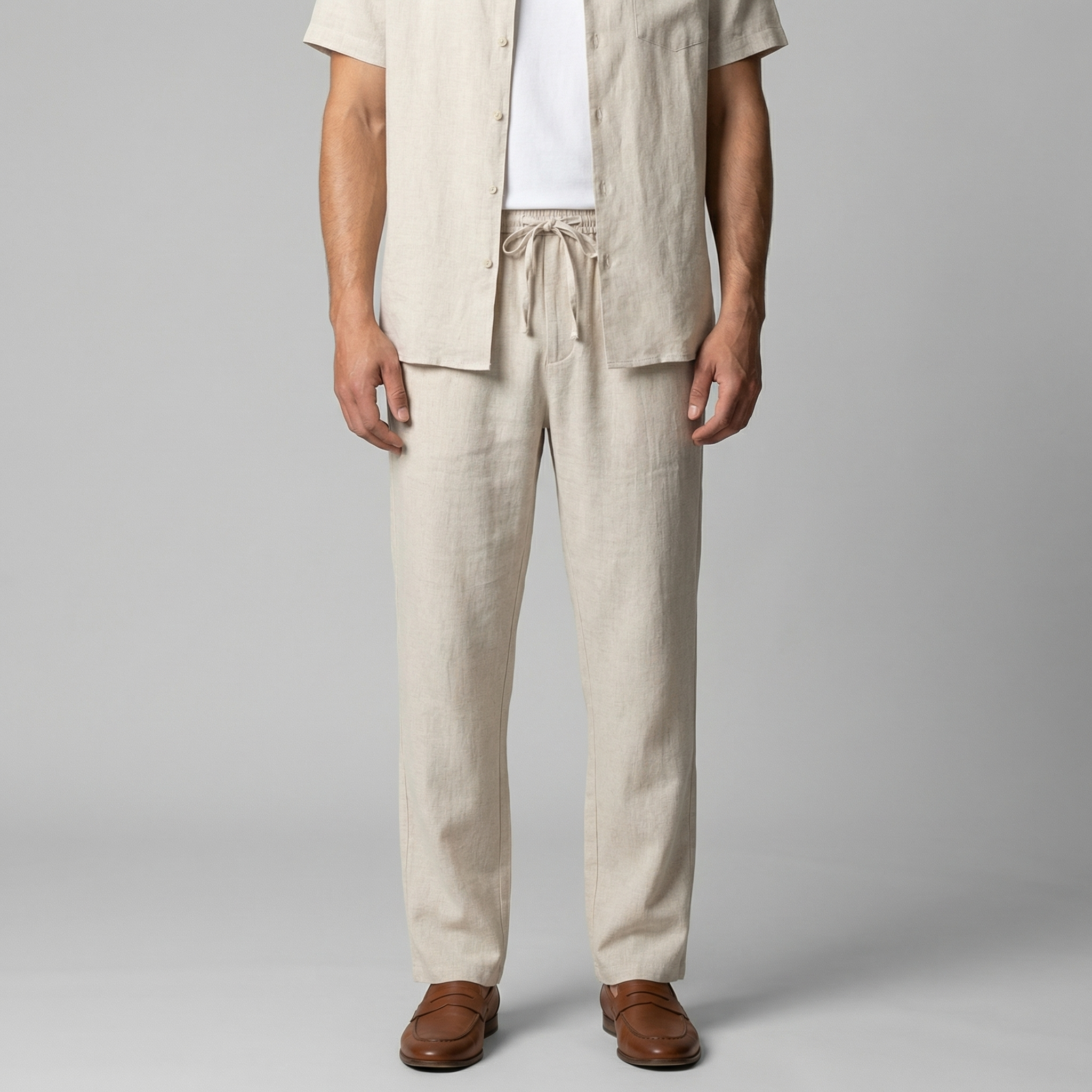 Broek Heren Slim Fit Zomer Casual