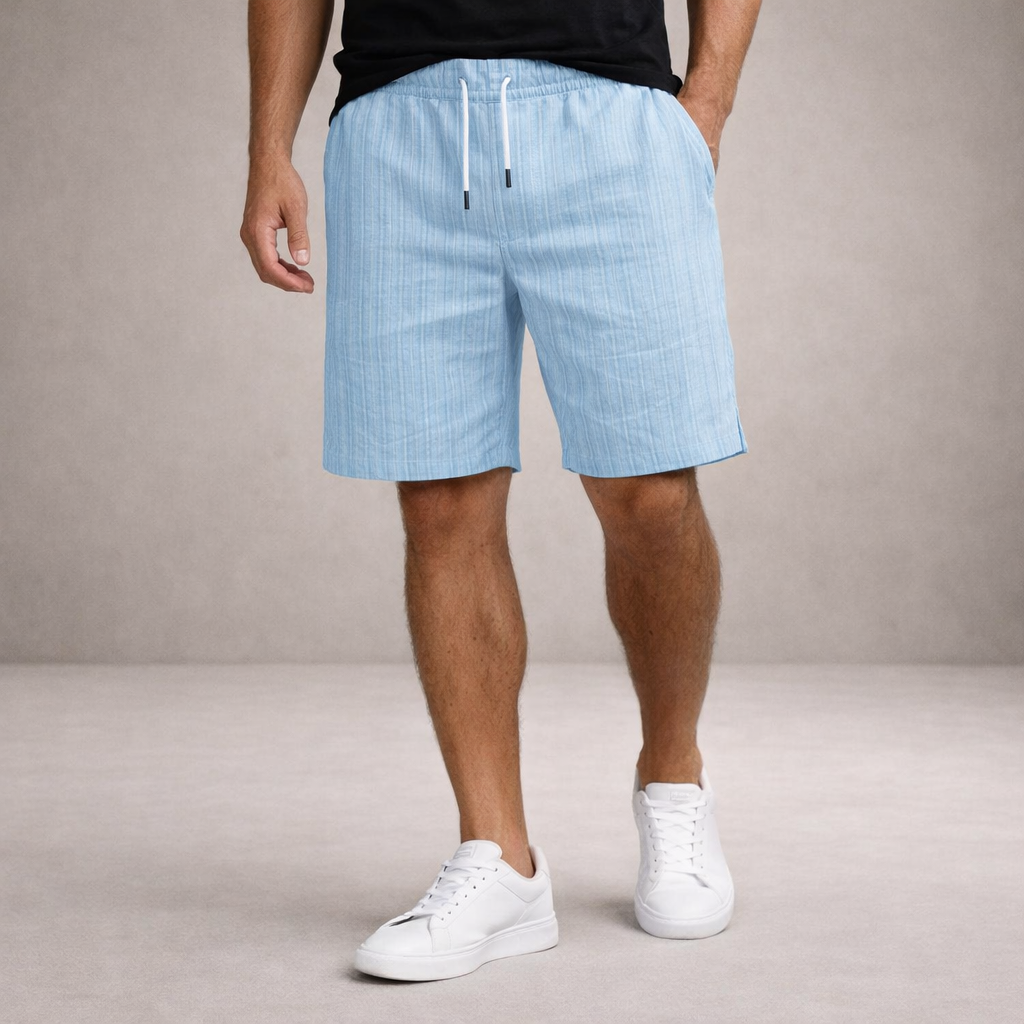 Korte Broek Heren Linnen Regular Fit Ademend Zomer Casual