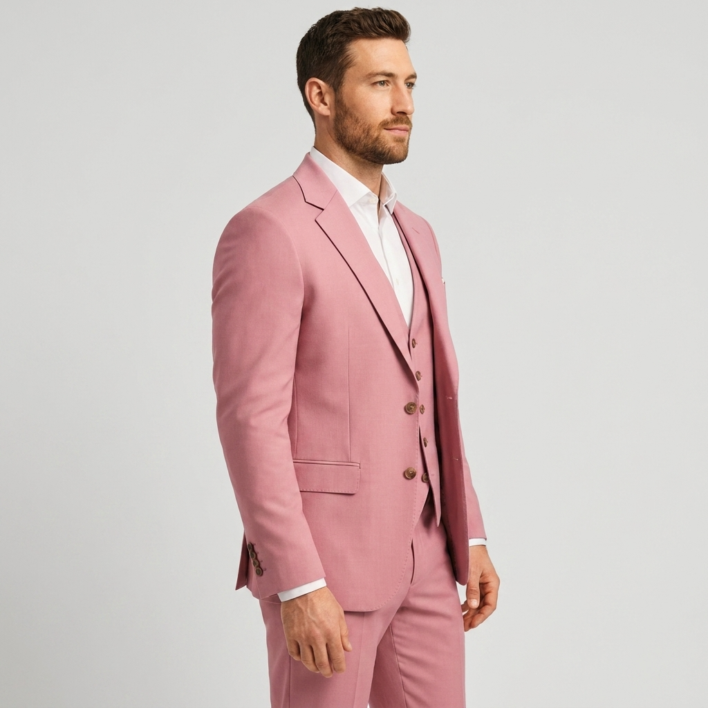 Luxe Heren Driedelig Pak met Blazer en Gilet en Pantalon