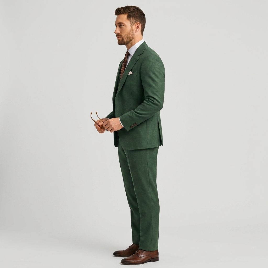 Luxe Heren Driedelig Pak met Blazer en Gilet en Pantalon