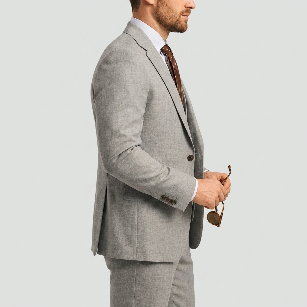 Luxe Heren Driedelig Pak met Blazer en Gilet en Pantalon