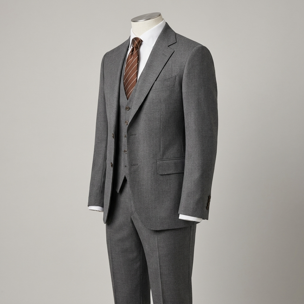 Luxe Heren Driedelig Pak met Blazer en Gilet en Pantalon