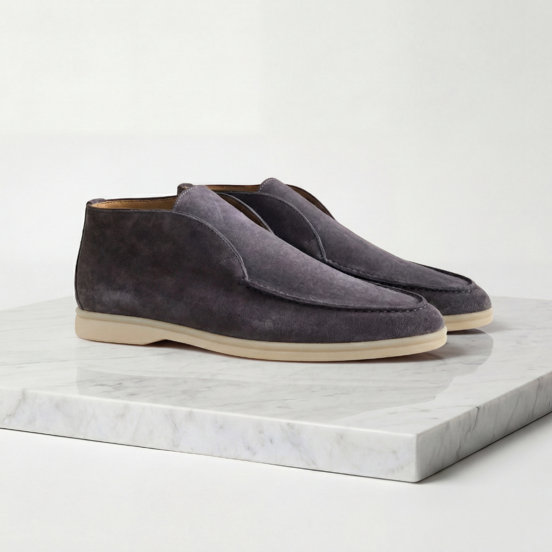 Heren Loafers Suede Hoog Formeel Casual
