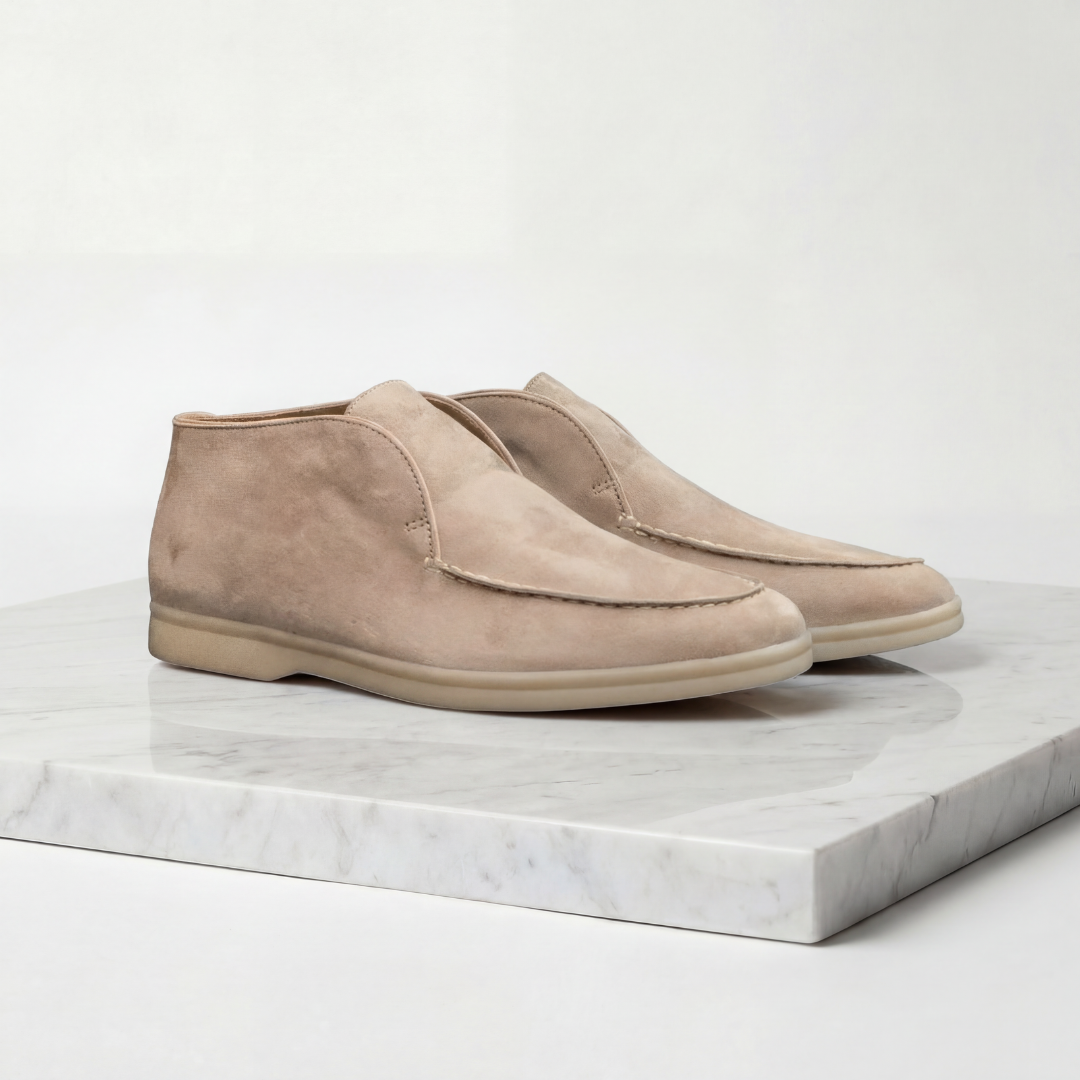 Heren Loafers Suede Hoog Formeel Casual