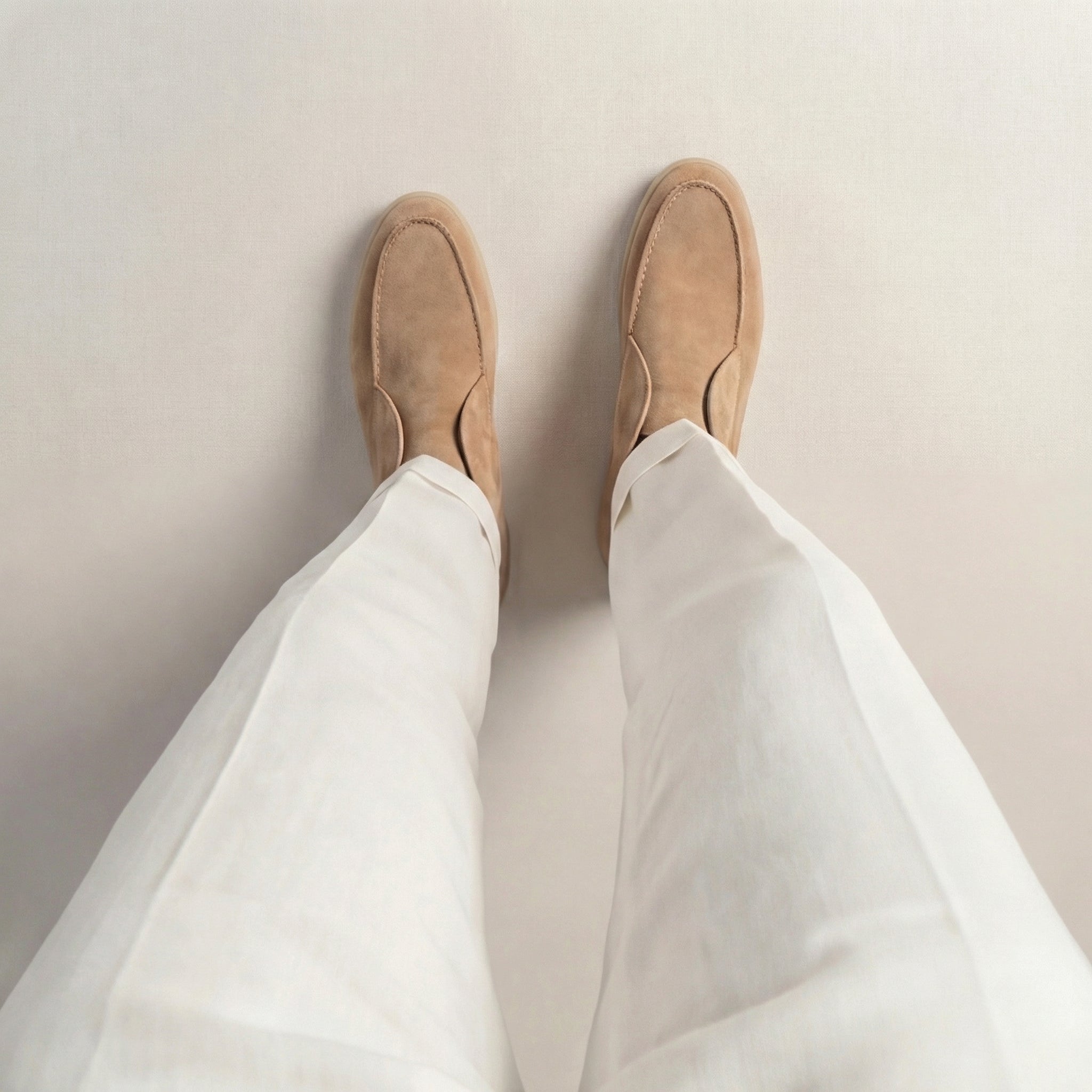Heren Loafers Suede Hoog Formeel Casual