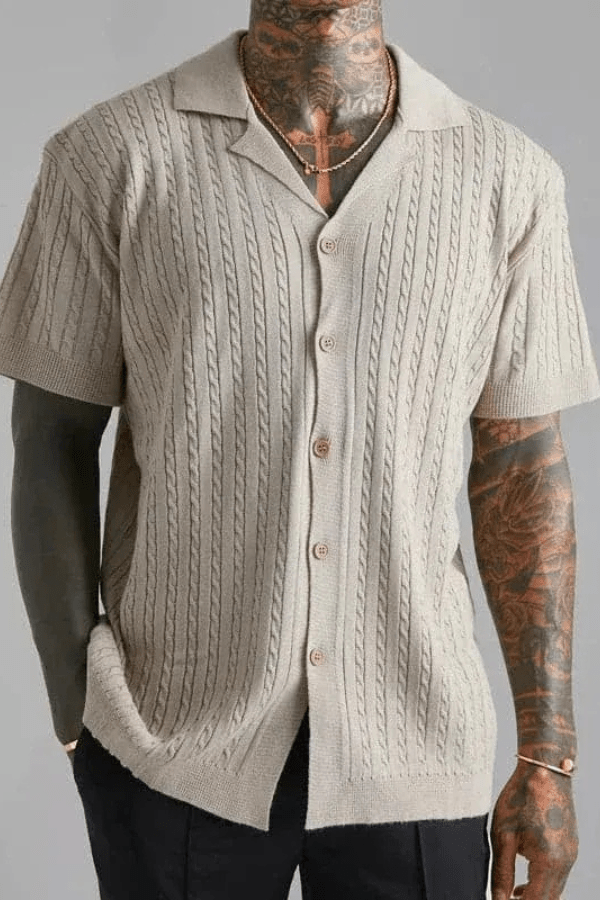 Jacquard Top Dames Ronde Hals Zomer Casual