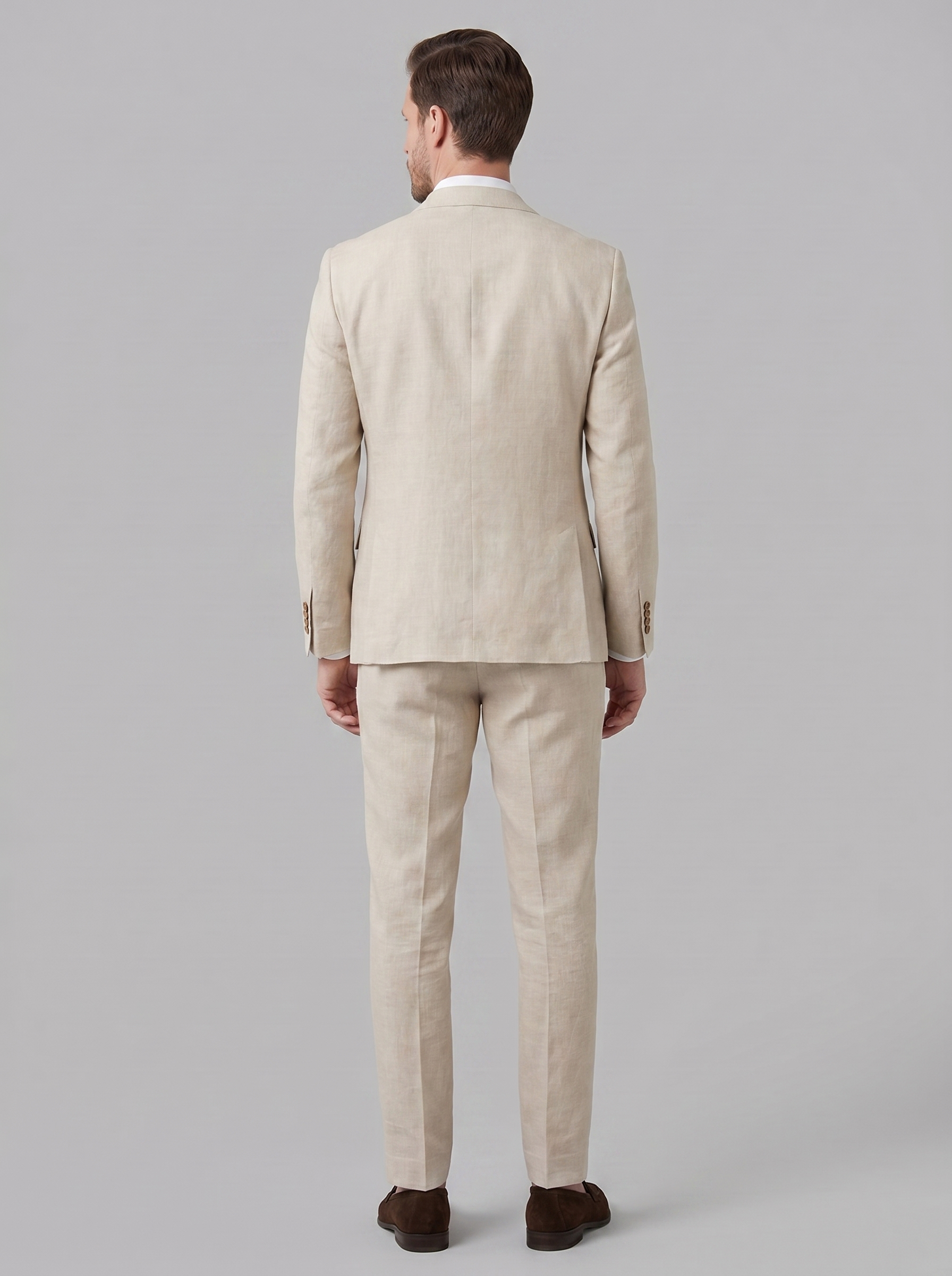 Pak Heren Bruiloft Tailored Fit Formeel Tweedelig