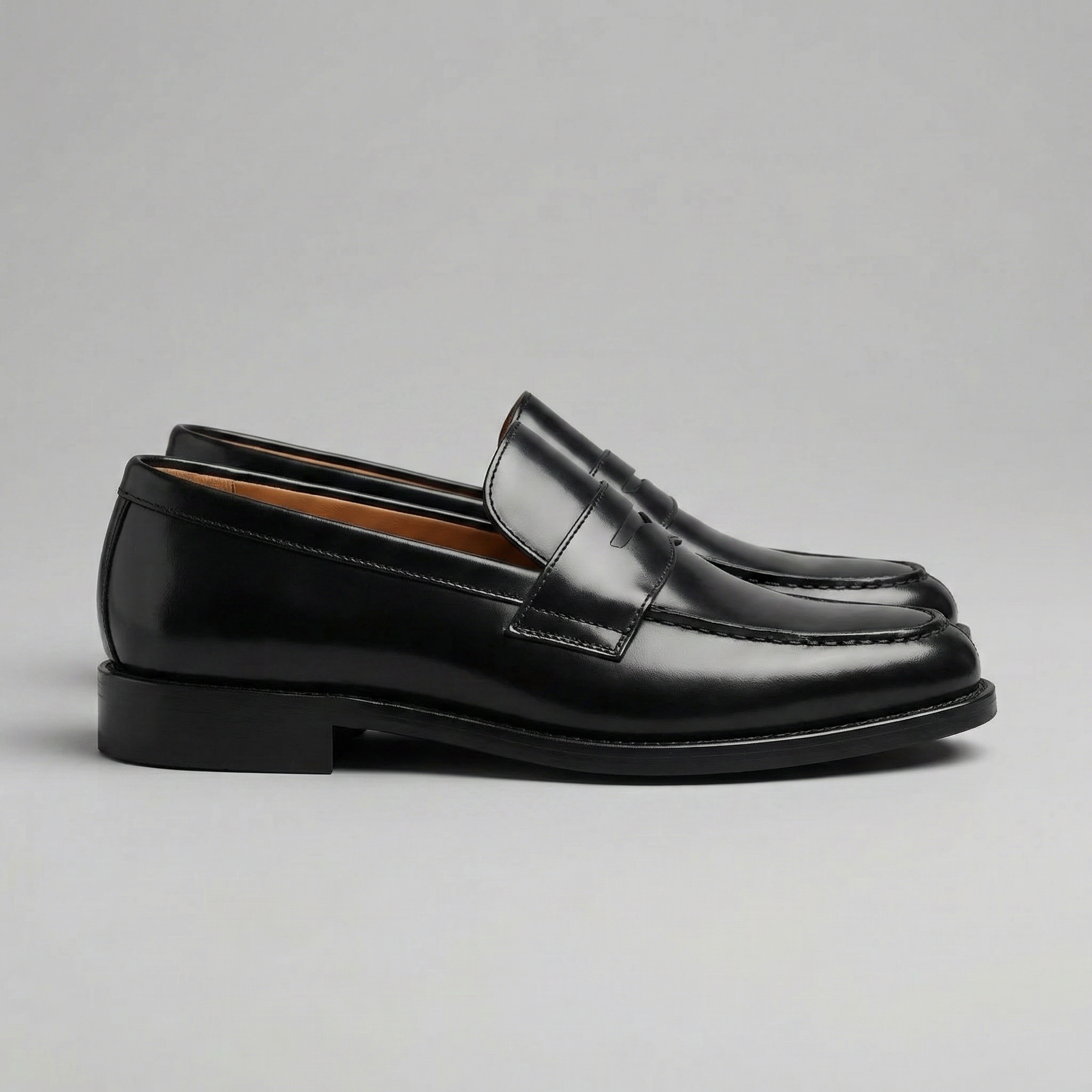 Penny Loafers Heren Leer Slip On Casual Schoenen