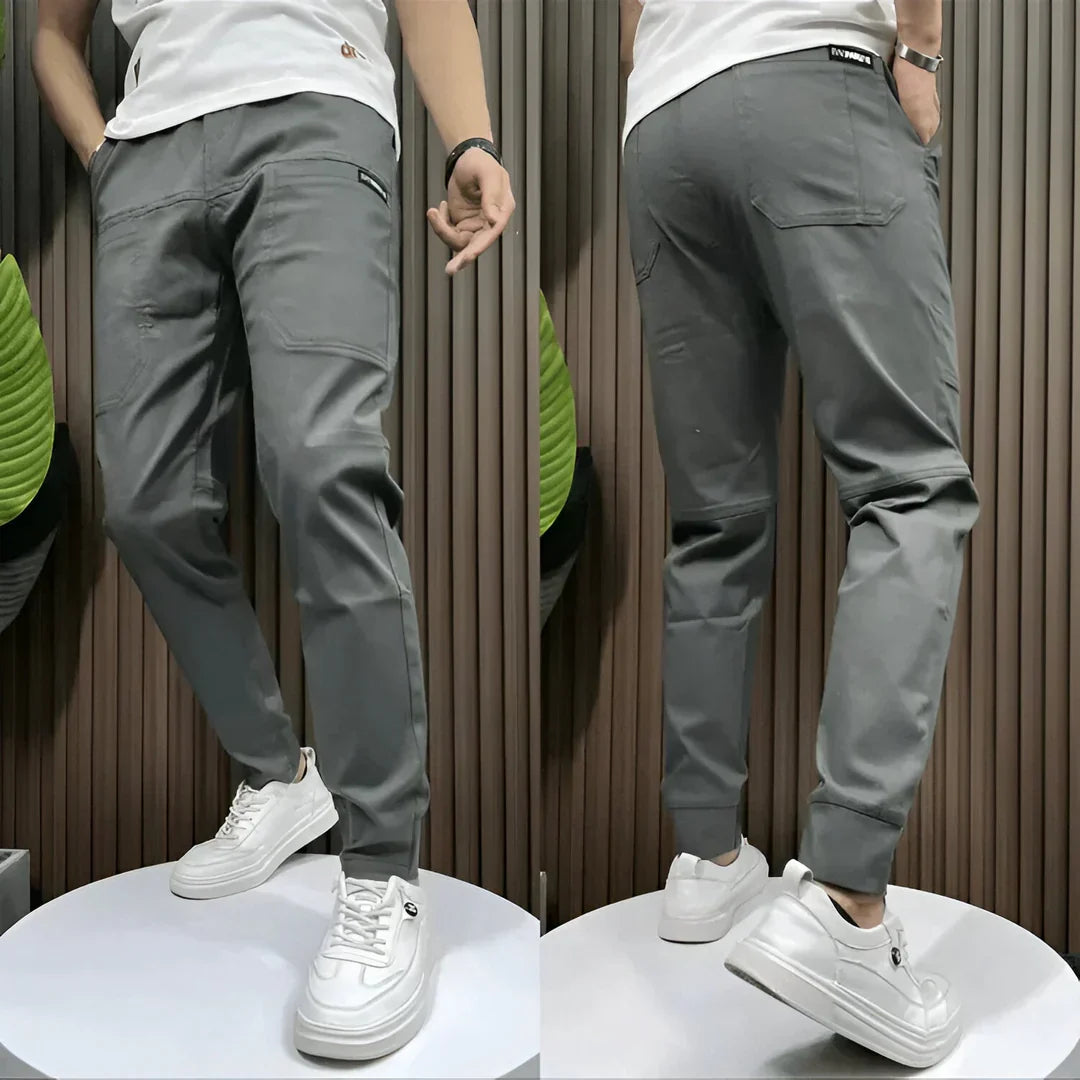 Heren Joggingbroek Tapered Fit Elastische Taille Casual Sport Thuis