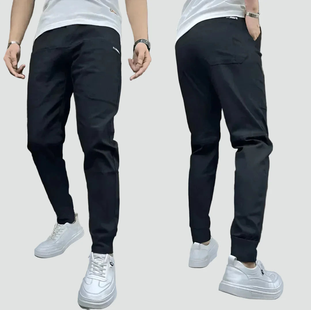 Heren Joggingbroek Tapered Fit Elastische Taille Casual Sport Thuis