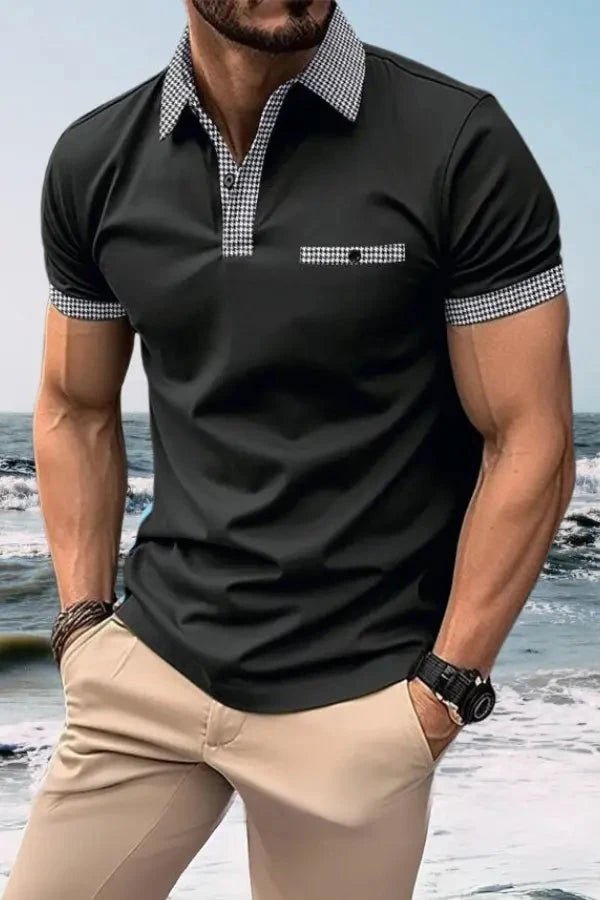 Poloshirt Heren Performance Moisture-Wicking Stretch