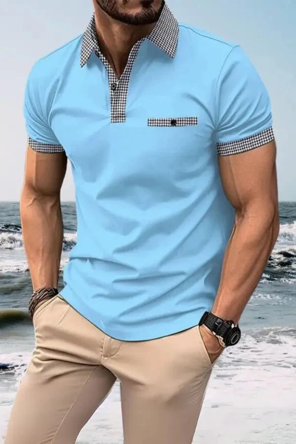 Poloshirt Heren Performance Moisture-Wicking Stretch