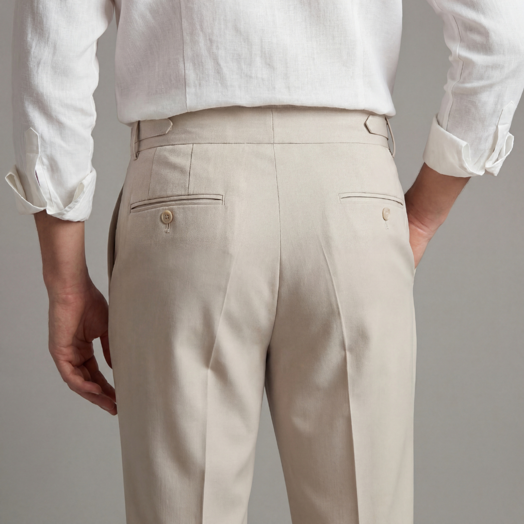 Tailored Fit Broek Heren Klassiek Formeel Kantoor