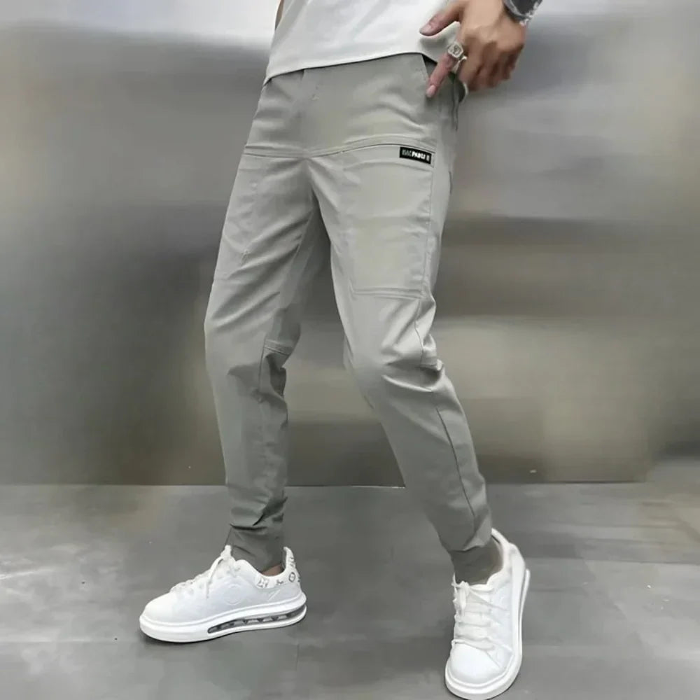 Heren Joggingbroek Tapered Fit Elastische Taille Casual Sport Thuis